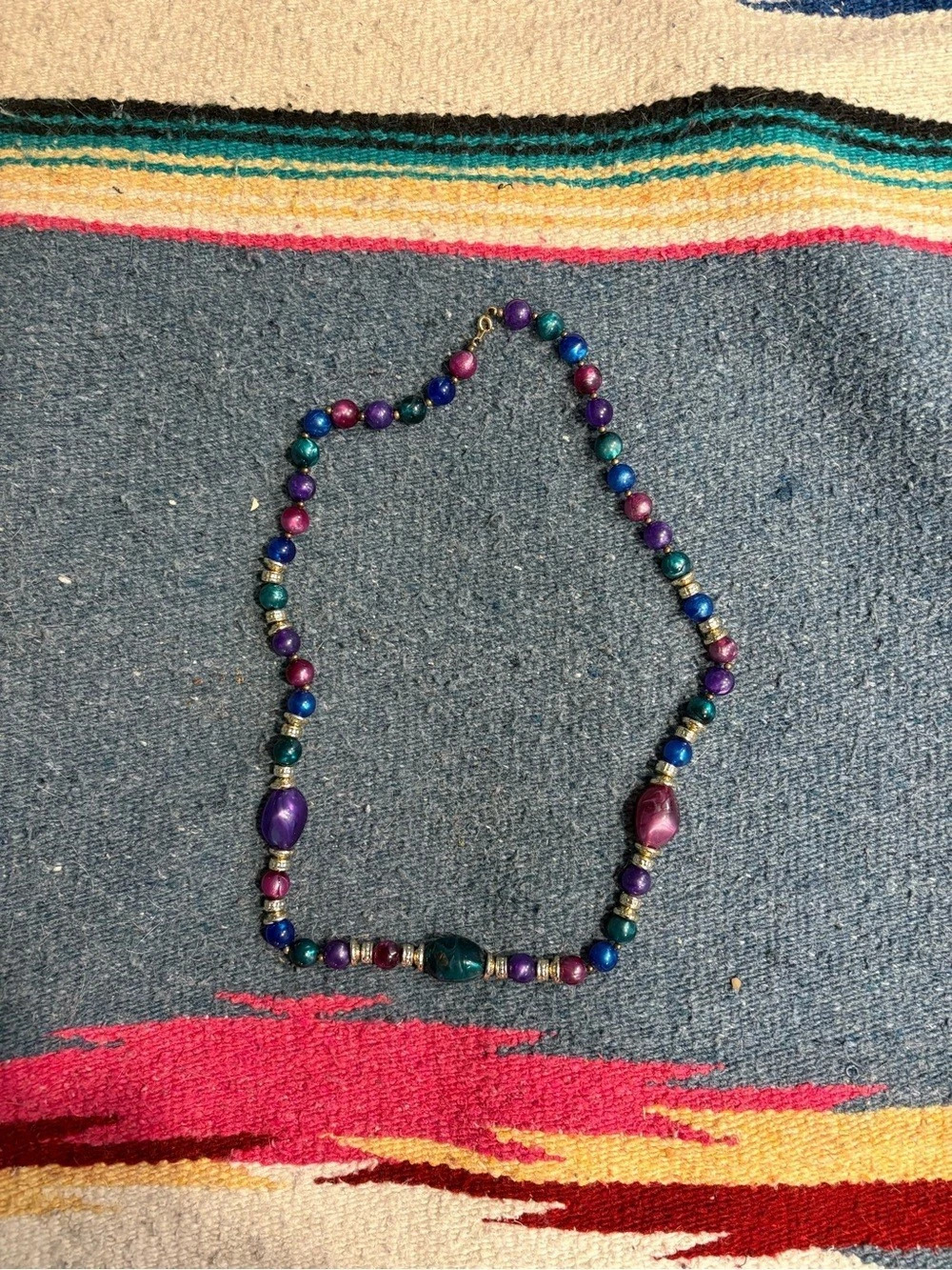 Multicolor Beaded Necklace Like New